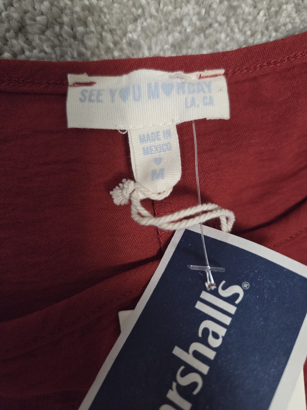 T-Shirt Style Side-Tie Dress - Picture 4 of 4